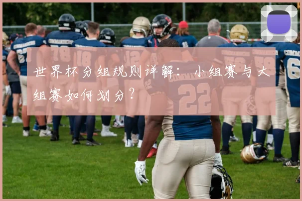 世界杯分组规则详解:小组赛与大组赛如何划分?